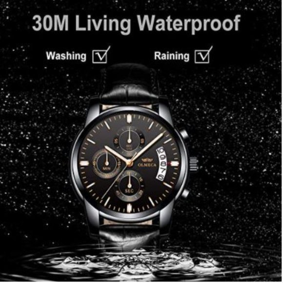 High Quality Leather Men's Chronograph Watch - Picture 7 of 7